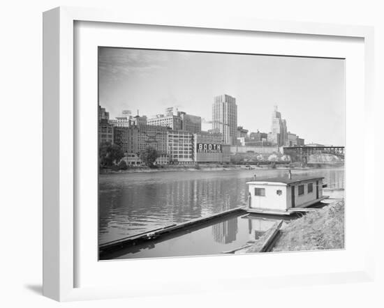View of Riverside Buildings-Philip Gendreau-Framed Photographic Print