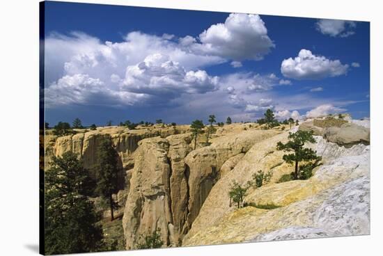 View of Rock Formation, New Mexico, USA-Stefano Amantini-Stretched Canvas