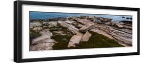 View of rocks at coast, Acadia National Park, Maine, USA-null-Framed Photographic Print