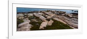 View of rocks at coast, Acadia National Park, Maine, USA-null-Framed Photographic Print