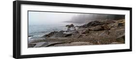 View of rocks at coast, Acadia National Park, Maine, USA-null-Framed Photographic Print