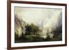 View of Rocky Mountains-Albert Bierstadt-Framed Giclee Print