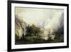 View of Rocky Mountains-Albert Bierstadt-Framed Giclee Print