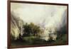 View of Rocky Mountains-Albert Bierstadt-Framed Giclee Print