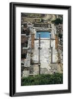 View of Roman Baths, Greco-Roman City of Cyrene-null-Framed Photographic Print