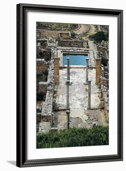 View of Roman Baths, Greco-Roman City of Cyrene-null-Framed Photographic Print