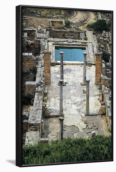 View of Roman Baths, Greco-Roman City of Cyrene-null-Framed Photographic Print