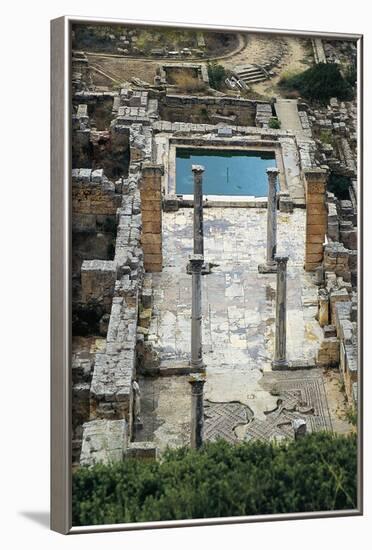 View of Roman Baths, Greco-Roman City of Cyrene-null-Framed Photographic Print