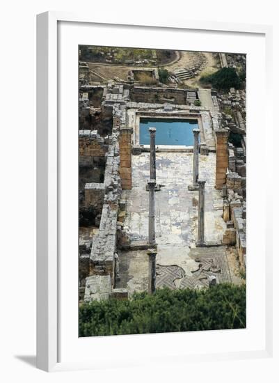 View of Roman Baths, Greco-Roman City of Cyrene-null-Framed Photographic Print