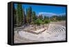 View of Roman Odeon of Kos, Kos Town, Kos, Dodecanese, Greek Islands, Greece, Europe-Frank Fell-Framed Stretched Canvas