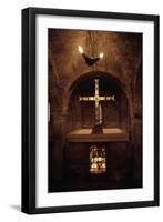 View of Romanesque Crypt, Church of Saints Vitalis and Agricola, Bologna, Emilia-Romagna, Italy-null-Framed Giclee Print