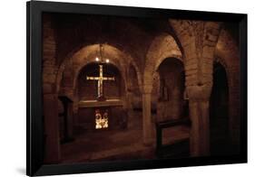 View of Romanesque Crypt, Church of Saints Vitalis and Agricola, Bologna, Emilia-Romagna, Italy-null-Framed Premium Giclee Print