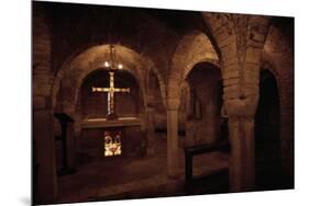 View of Romanesque Crypt, Church of Saints Vitalis and Agricola, Bologna, Emilia-Romagna, Italy-null-Mounted Giclee Print