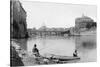 View of Rome and the Tiber (1900)-null-Stretched Canvas