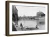View of Rome and the Tiber (1900)-null-Framed Photographic Print