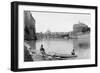 View of Rome and the Tiber (1900)-null-Framed Photographic Print