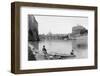 View of Rome and the Tiber (1900)-null-Framed Photographic Print