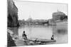 View of Rome and the Tiber (1900)-null-Mounted Photographic Print