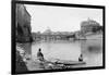 View of Rome and the Tiber (1900)-null-Framed Photographic Print