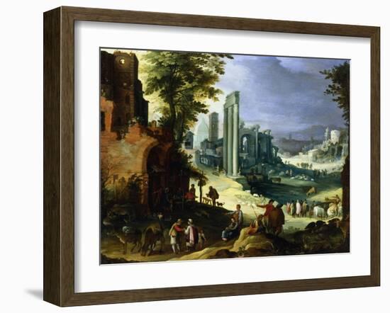 View of Rome, C1574-1626-Paul Bril-Framed Giclee Print