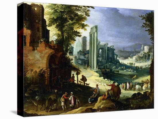 View of Rome, C1574-1626-Paul Bril-Stretched Canvas