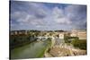 View of Rome from Castel Sant'angelo-Stefano Amantini-Stretched Canvas