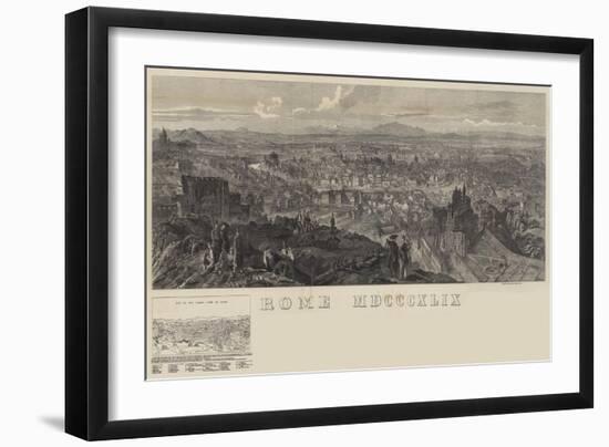 View of Rome-null-Framed Giclee Print