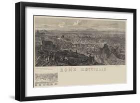 View of Rome-null-Framed Giclee Print