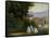 View of Roof Garden in Naples in 1859, Painting by Vincenzo Sorrentino, Italy, 19th Century-null-Framed Stretched Canvas
