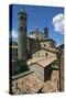 View of Roofs and Cylindrical Bell Tower (11th-12th Century) of Cathedral-null-Stretched Canvas