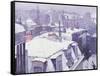 View of Roofs or Roofs Under Snow, 1878-Gustave Caillebotte-Framed Stretched Canvas