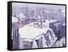 View of Roofs or Roofs Under Snow, 1878-Gustave Caillebotte-Framed Stretched Canvas