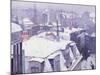 View of Roofs or Roofs Under Snow, 1878-Gustave Caillebotte-Mounted Giclee Print