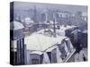 View of Roofs (With Snow) in Paris by Gustave Caillebotte-null-Stretched Canvas