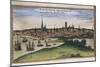 View of Rostock-Abraham Ortelius-Mounted Premium Giclee Print