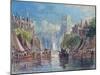View of Rotterdam-George Chambers-Mounted Giclee Print
