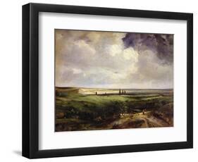 View of Rouen, 1831-Paul Huet-Framed Giclee Print