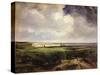 View of Rouen, 1831-Paul Huet-Stretched Canvas