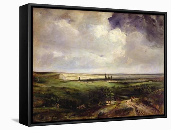 View of Rouen, 1831-Paul Huet-Framed Stretched Canvas