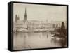 View of Rouen and the Seine River, France-null-Framed Stretched Canvas