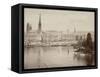 View of Rouen and the Seine River, France-null-Framed Stretched Canvas