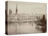 View of Rouen and the Seine River, France-null-Stretched Canvas