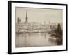 View of Rouen and the Seine River, France-null-Framed Photographic Print