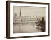 View of Rouen and the Seine River, France-null-Framed Photographic Print