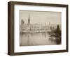 View of Rouen and the Seine River, France-null-Framed Photographic Print