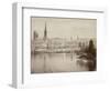 View of Rouen and the Seine River, France-null-Framed Photographic Print