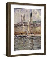 View of Rouen; Vue De Rouen, 1927-Gustave Loiseau-Framed Giclee Print