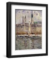 View of Rouen; Vue De Rouen, 1927-Gustave Loiseau-Framed Giclee Print