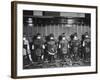 View of Row of Operators from Behind at Busy Switchboard at Telephone Company-Louis R^ Bostwick-Framed Photographic Print