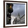 View of Royal Liver Building from India Building on Water Street, Liverpool, Merseyside, England-Paul McMullin-Framed Photo